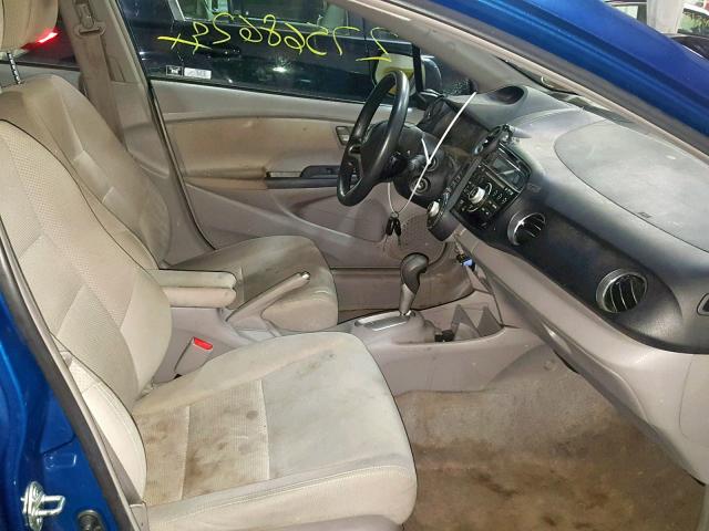 JHMZE2H59BS002839 - 2011 HONDA INSIGHT LX BLUE photo 5