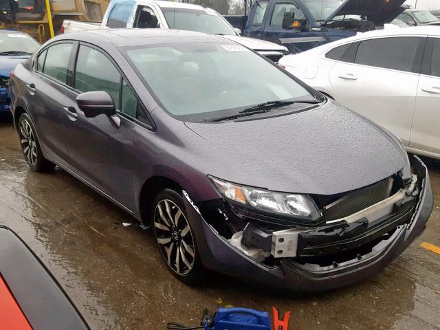 19XFB2F93EE055692 - 2014 HONDA CIVIC EXL 石墨色 照片 1