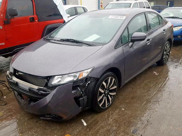 19XFB2F93EE055692 - 2014 HONDA CIVIC EXL 石墨色 照片 2