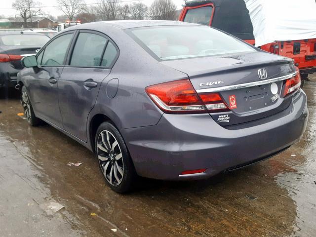 19XFB2F93EE055692 - 2014 HONDA CIVIC EXL 石墨色 照片 3