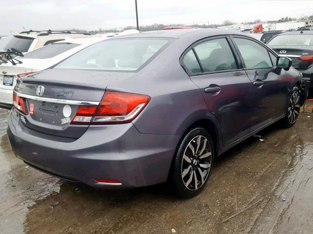 19XFB2F93EE055692 - 2014 HONDA CIVIC EXL 石墨色 照片 4