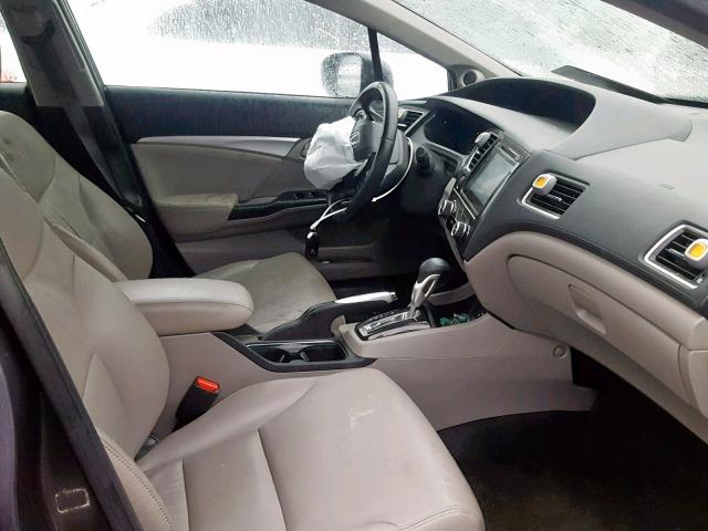 19XFB2F93EE055692 - 2014 HONDA CIVIC EXL 石墨色 照片 5