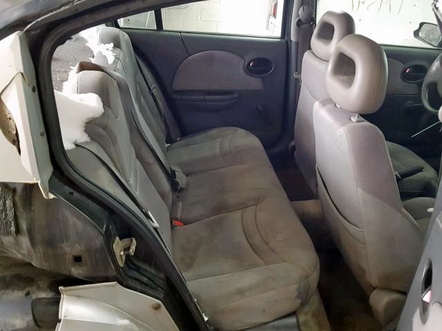 1G8AJ52F83Z117884 - 2003 SATURN ION LEVEL SILVER photo 6