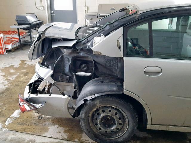 1G8AJ52F83Z117884 - 2003 SATURN ION LEVEL SILVER photo 9