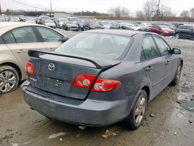 1YVFP80D635M01318 - 2003 MAZDA 6 S GRAY photo 4