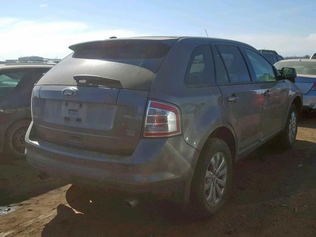 2FMDK4JC4ABB74547 - 2010 FORD EDGE SEL CHARCOAL photo 4