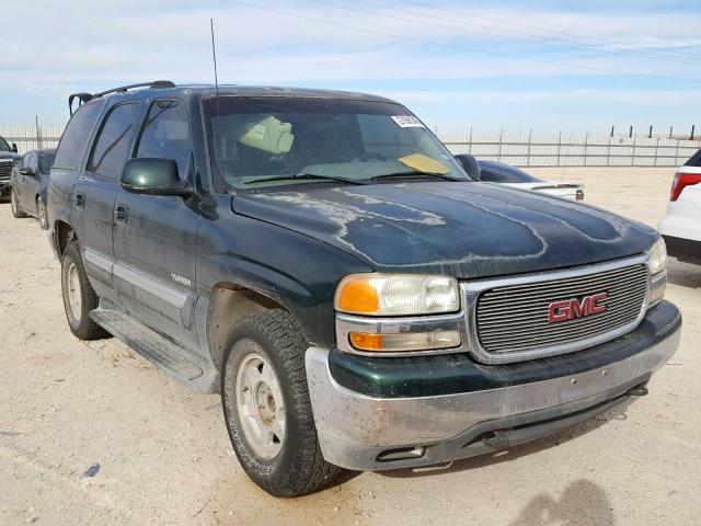 1GKEC13T51J130879 - 2001 GMC YUKON GREEN photo 1