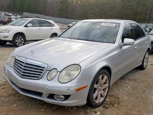 WDBUF56X97B108440 - 2007 MERCEDES-BENZ E 350 SILVER photo 2