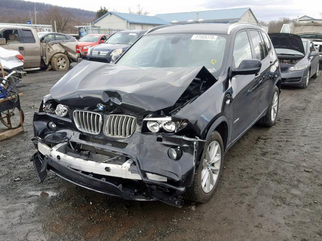 5UXWX9C54E0D43923 - 2014 BMW X3 XDRIVE2 BLACK photo 2