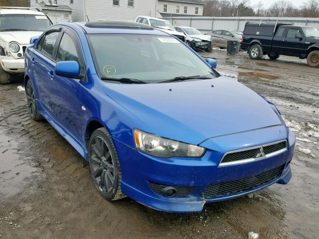 JA32U8FW1AU026333 - 2010 MITSUBISHI LANCER GTS BLUE photo 1