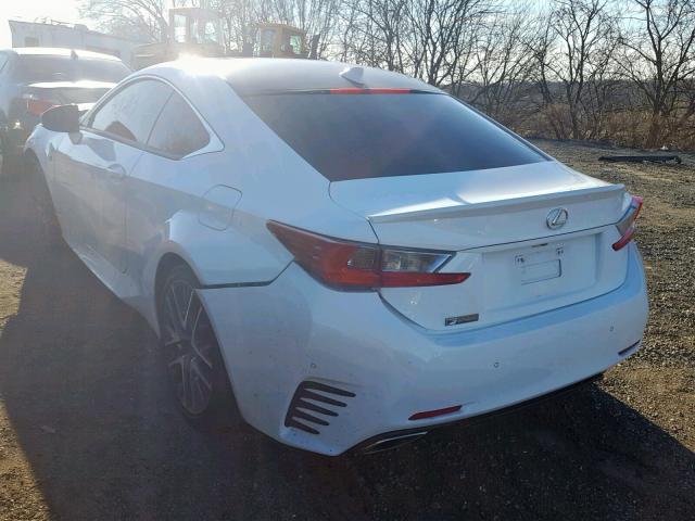 JTHSM5BC0G5002165 - 2016 LEXUS RC 300 WHITE photo 3