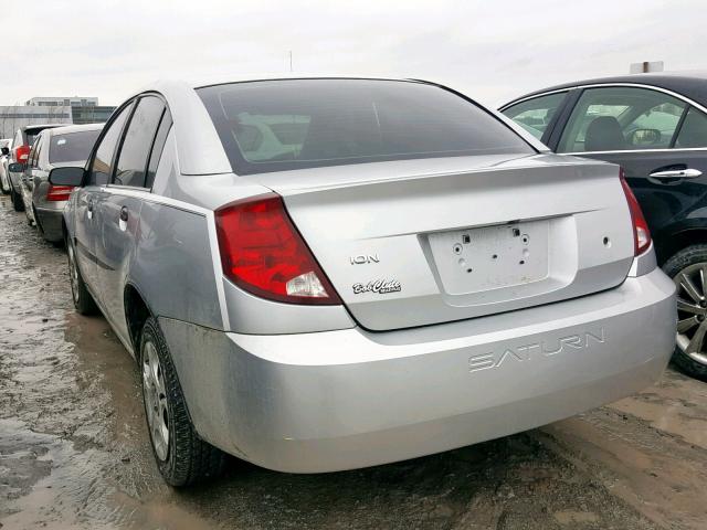 1G8AZ52F75Z146269 - 2005 SATURN ION LEVEL SILVER photo 3