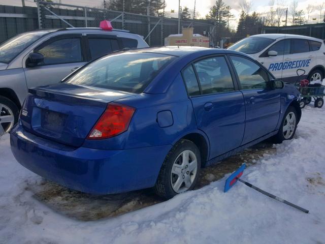 1G8AJ58F96Z102922 - 2006 SATURN ION LEVEL BLUE photo 4