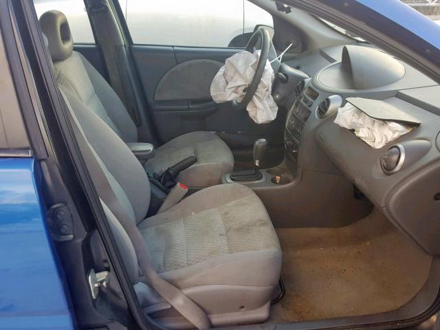 1G8AJ58F96Z102922 - 2006 SATURN ION LEVEL BLUE photo 5