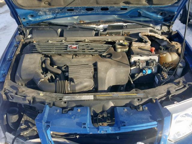 1G8AJ58F96Z102922 - 2006 SATURN ION LEVEL BLUE photo 7