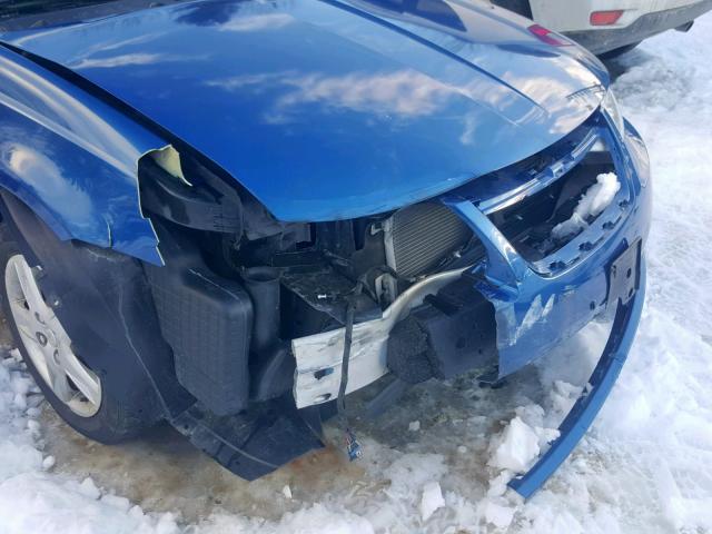 1G8AJ58F96Z102922 - 2006 SATURN ION LEVEL BLUE photo 9