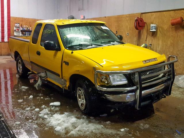 2FTRX18W24CA50706 - 2004 FORD F-150 HERI YELLOW photo 1