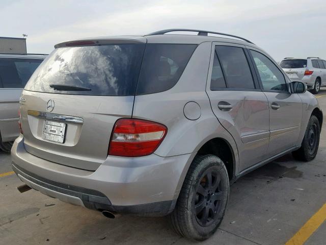 4JGBB86E76A057637 - 2006 MERCEDES-BENZ ML 350 TAN photo 4