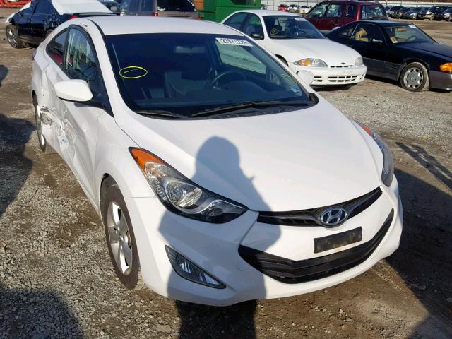 KMHDH6AE9DU007059 - 2013 HYUNDAI ELANTRA CO WHITE photo 1