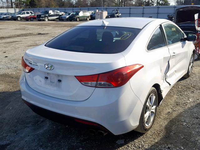 KMHDH6AE9DU007059 - 2013 HYUNDAI ELANTRA CO WHITE photo 4