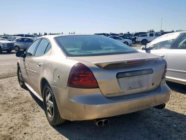 2G2WP522841227162 - 2004 PONTIAC GRAND PRIX GOLD photo 3