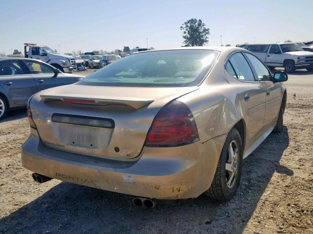 2G2WP522841227162 - 2004 PONTIAC GRAND PRIX GOLD photo 4