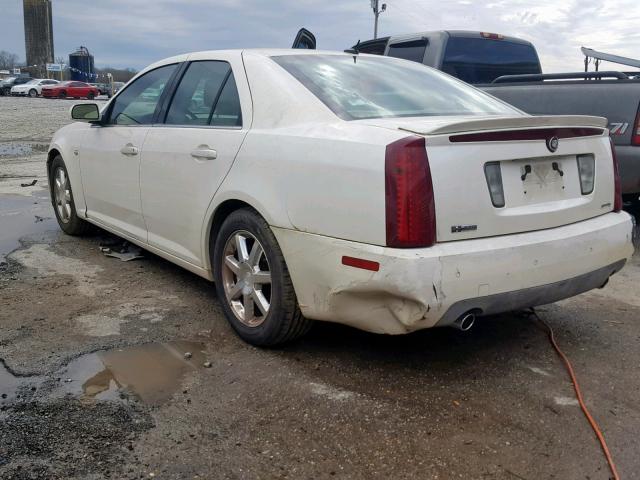 1G6DC67A350207230 - 2005 CADILLAC STS WHITE photo 3