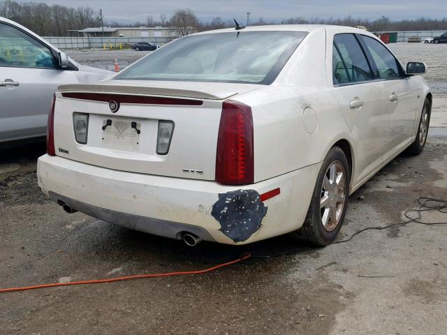 1G6DC67A350207230 - 2005 CADILLAC STS WHITE photo 4