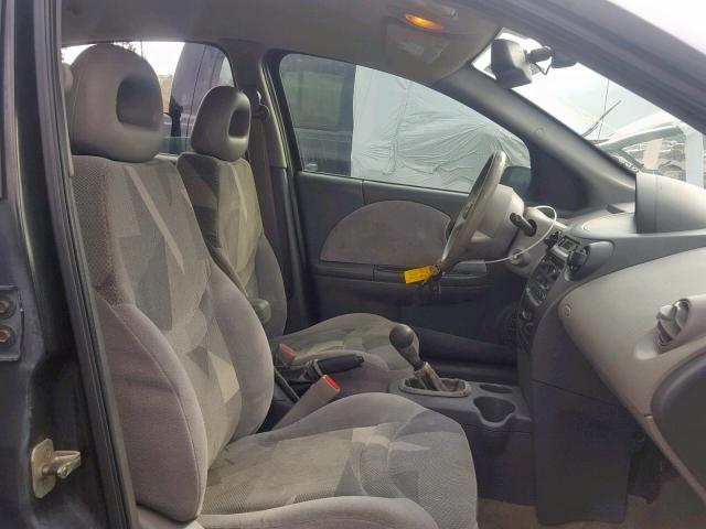 1G8AK52F93Z138210 - 2003 SATURN ION LEVEL SILVER photo 5