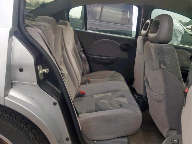 1G8AK52F93Z138210 - 2003 SATURN ION LEVEL SILVER photo 6