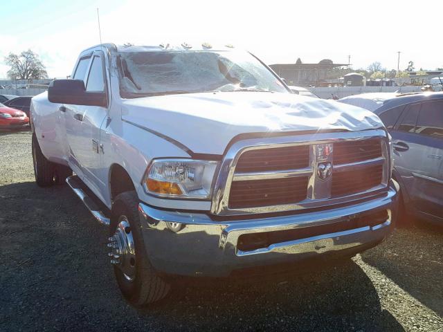 3D73Y4CL3AG194612 - 2010 DODGE RAM 3500 WHITE photo 1