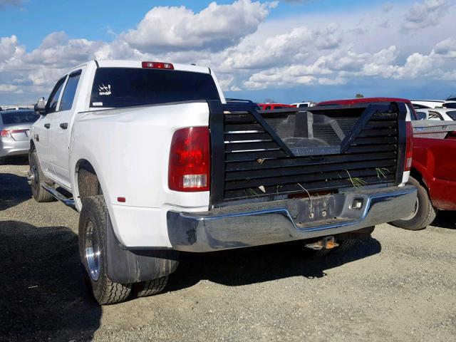 3D73Y4CL3AG194612 - 2010 DODGE RAM 3500 WHITE photo 3