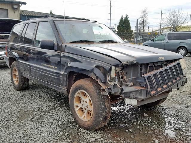 1J4GZ78S7TC243918 - 1996 JEEP GRAND CHER BLACK photo 1