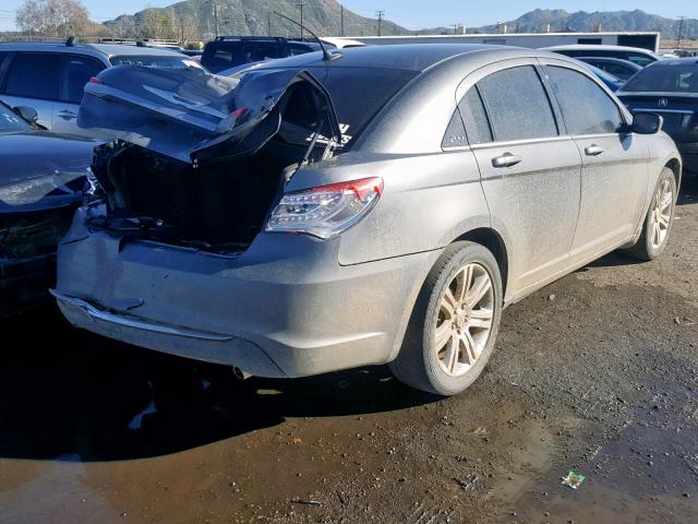 1C3CCBAB4DN715277 - 2013 CHRYSLER 200 LX GRAY photo 4