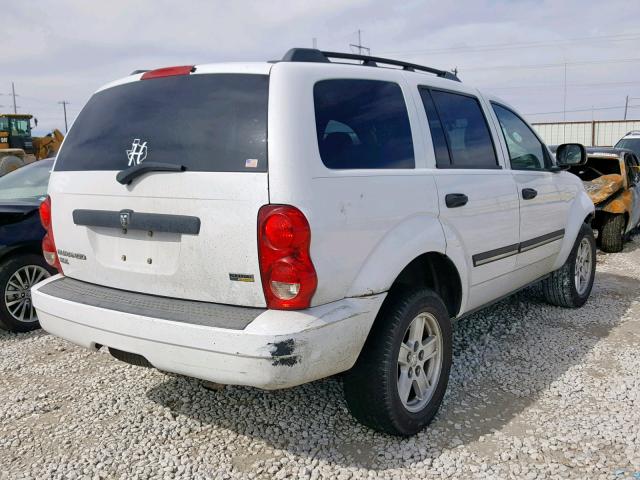 1D8HD48P07F508011 - 2007 DODGE DURANGO SL WHITE photo 4