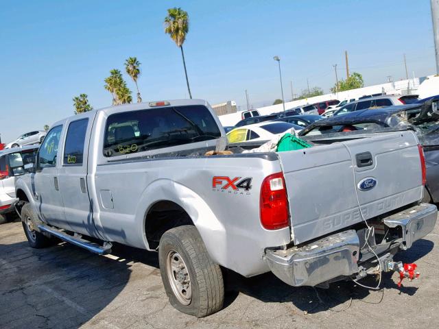 1FT8W3BT4CEA50112 - 2012 FORD F350 SUPER SILVER photo 3
