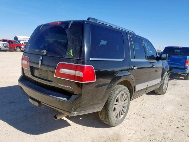 5LMFU27518LJ06634 - 2008 LINCOLN NAVIGATOR BLACK photo 4
