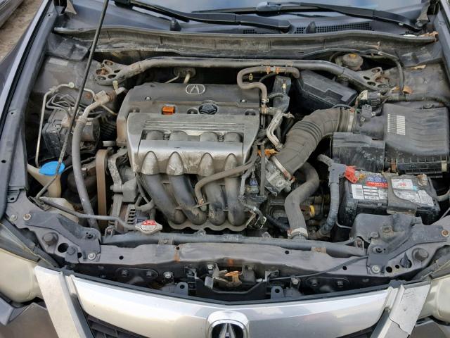 JH4CU2F68AC000626 - 2010 ACURA TSX GRAY photo 7