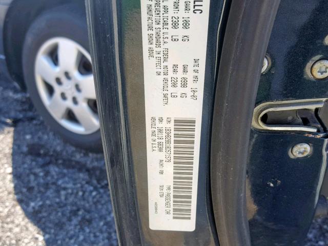 1B3HB28B18D571579 - 2008 DODGE CALIBER GRAY photo 10