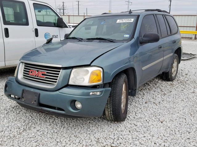 1GKDS33S092113236 - 2009 GMC ENVOY SLE GREEN photo 2