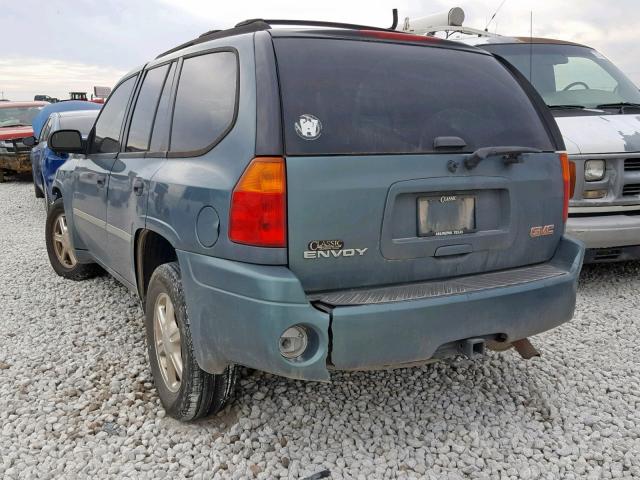 1GKDS33S092113236 - 2009 GMC ENVOY SLE GREEN photo 3