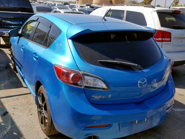 JM1BL1K61B1362858 - 2011 MAZDA 3 S BLUE photo 3