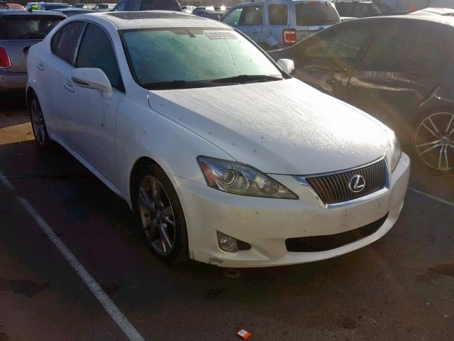 JTHBE262292016733 - 2009 LEXUS IS 350 WHITE photo 1