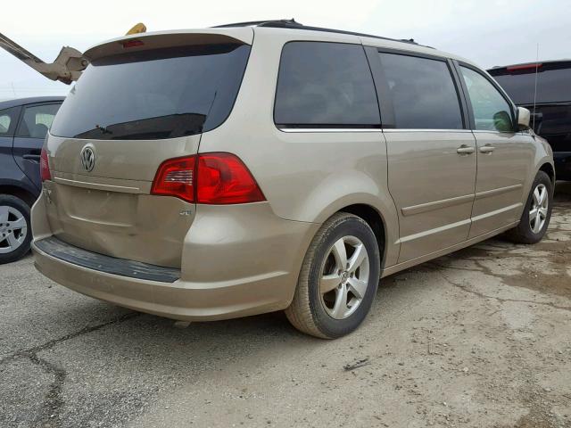 2V8HW34199R564081 - 2009 VOLKSWAGEN ROUTAN SE BEIGE photo 4