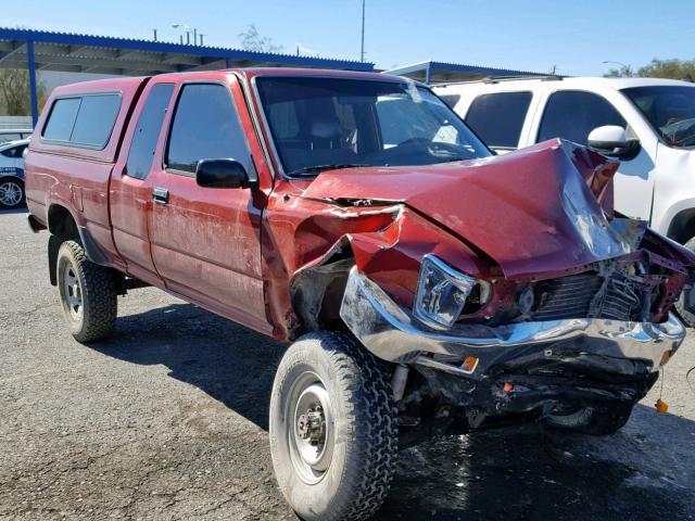 JT4RN13P9P6059109 - 1993 TOYOTA PICKUP 1/2 MAROON photo 1