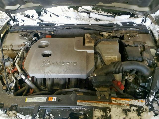 3FADP0L38CR234769 - 2012 FORD FUSION HYB GRAY photo 7