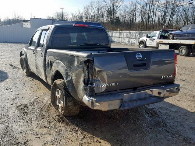 1N6AD09W77C452212 - 2007 NISSAN FRONTIER C GRAY photo 3