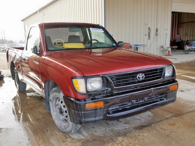 4TANL42N7TZ152012 - 1996 TOYOTA TACOMA MAROON photo 1