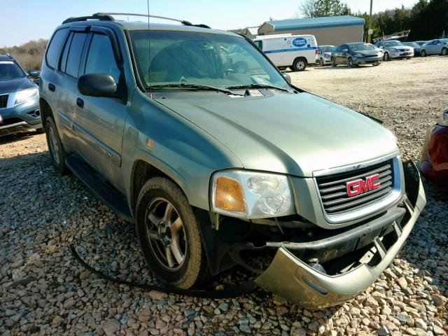 1GKDT13S242434057 - 2004 GMC ENVOY GREEN photo 1