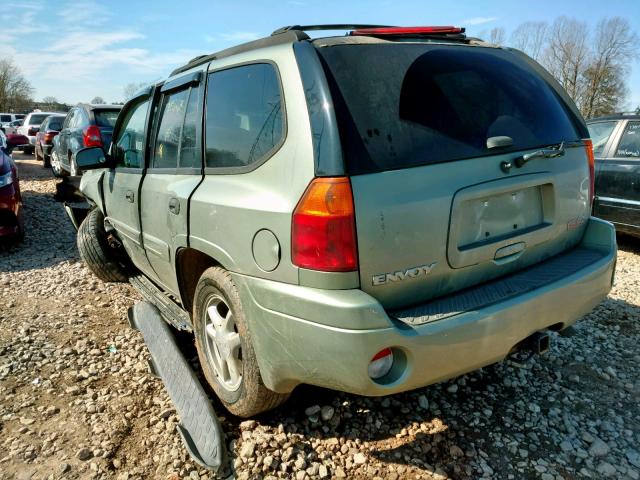 1GKDT13S242434057 - 2004 GMC ENVOY GREEN photo 3